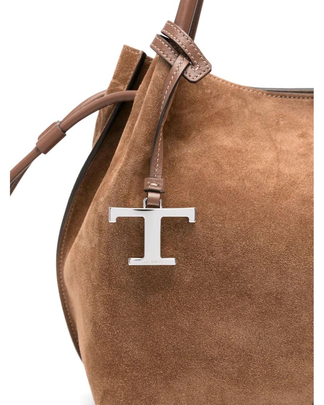 Tod's Brown Shopper Mit Kordelzug
