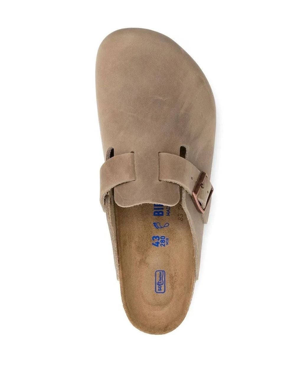 Birkenstock Brown Boston Soft Footbed Clogs for men