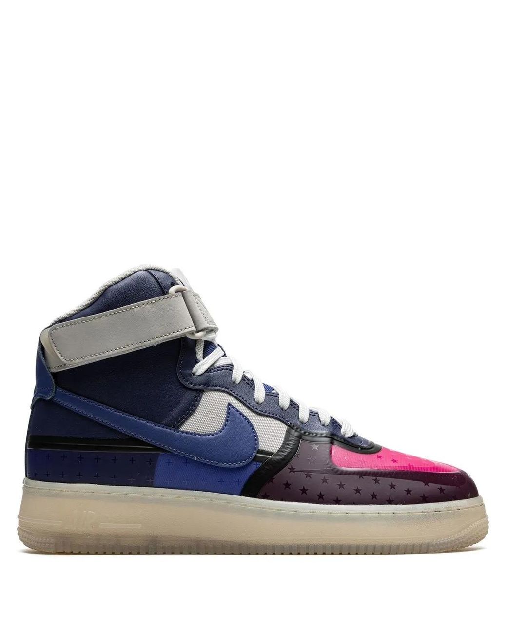 Nike Blue Air Force 1 High '07 Premium "Thunder Prime" Sneakers for men