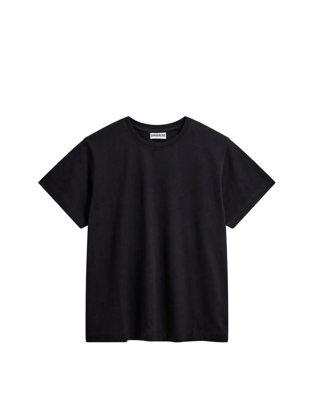 Minimum Black Lilou Short-Sleeve T-Shirt