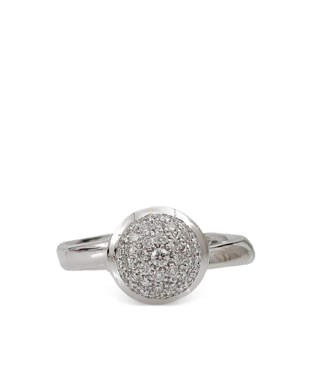 Tamara Comolli Metallic 18K Bouton Diamond Ring