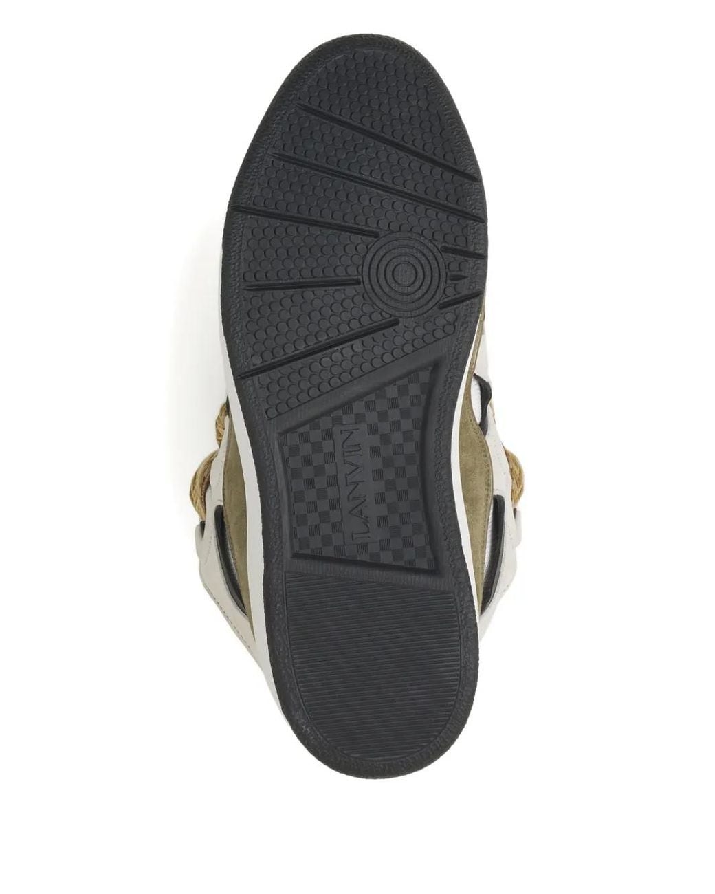 Lanvin White Curb Sneakers