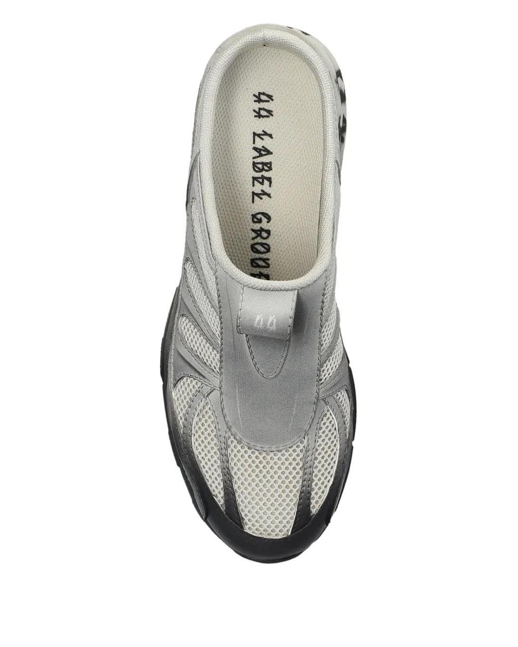 44 Label Group Gray Mesh Trainers for men