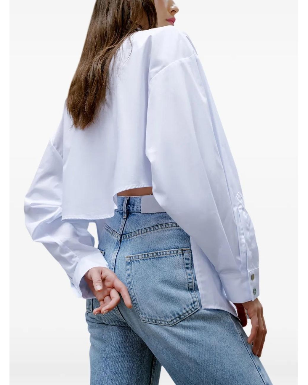 MARCELLA Blue Ezra Poplin Shirt
