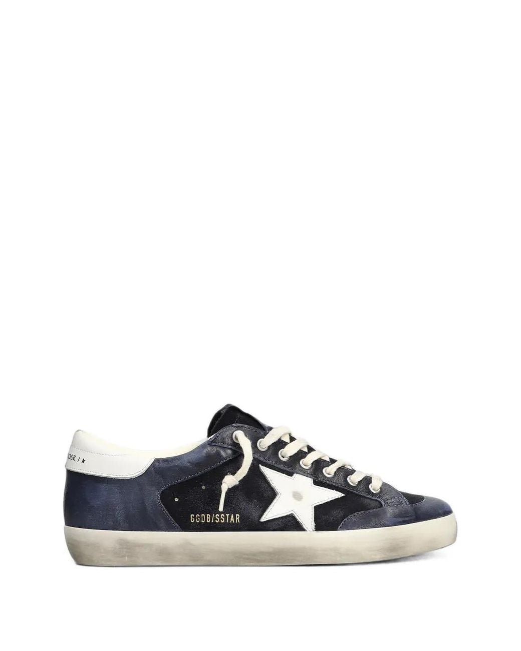 Golden Goose Deluxe Brand White Super-Star Distressed-Effect Sneakers for men