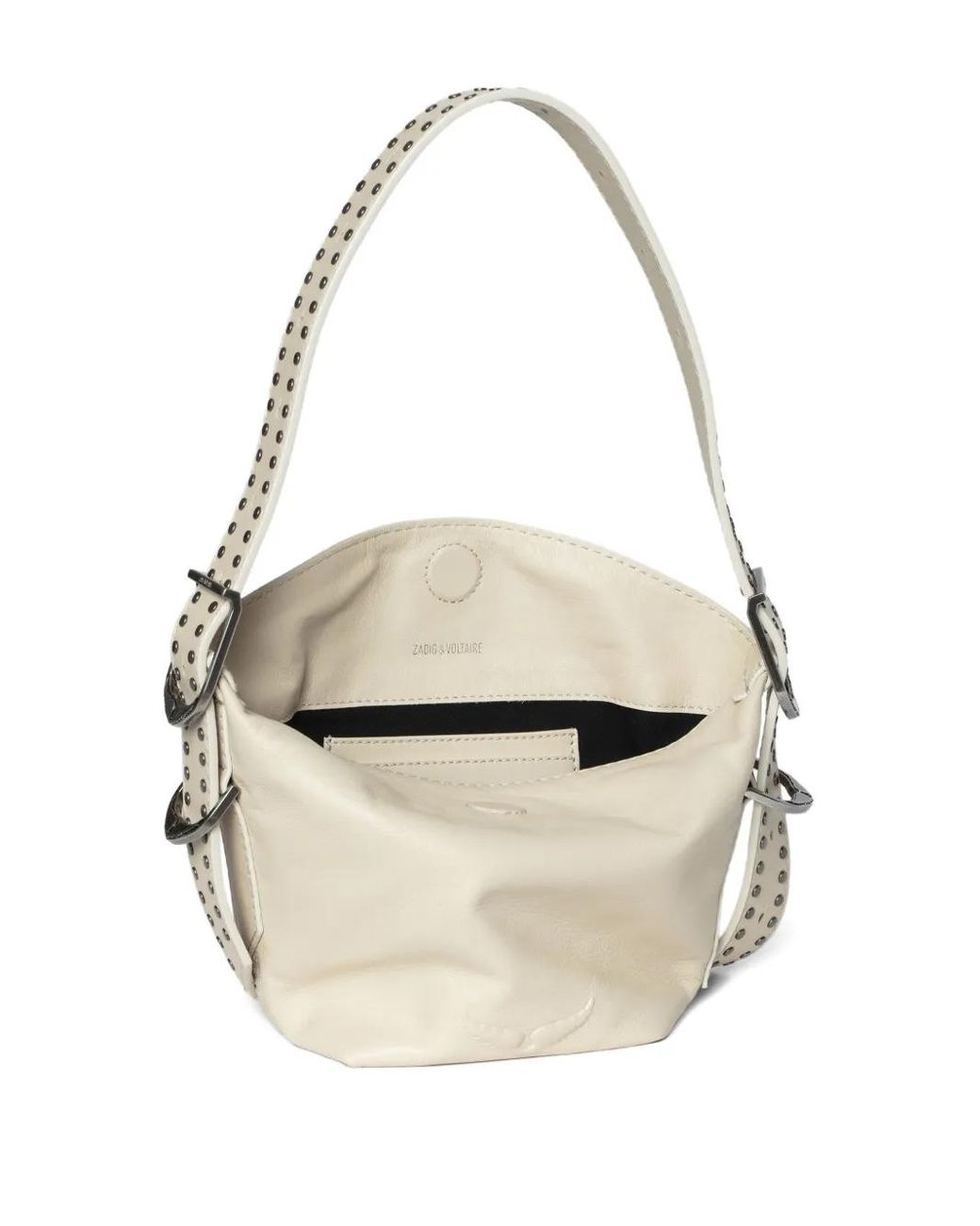 Zadig & Voltaire Natural Baby Jane Leather Soulder Bag
