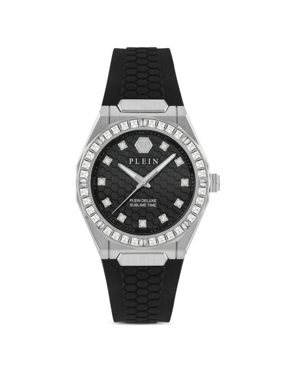 Philipp Plein Black Crystal-Embellishment 36Mm Watch