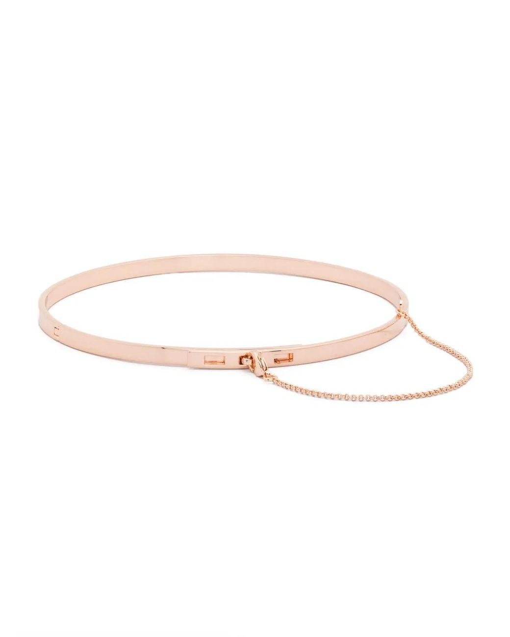 Eddie Borgo White Thin Safety Chain Choker