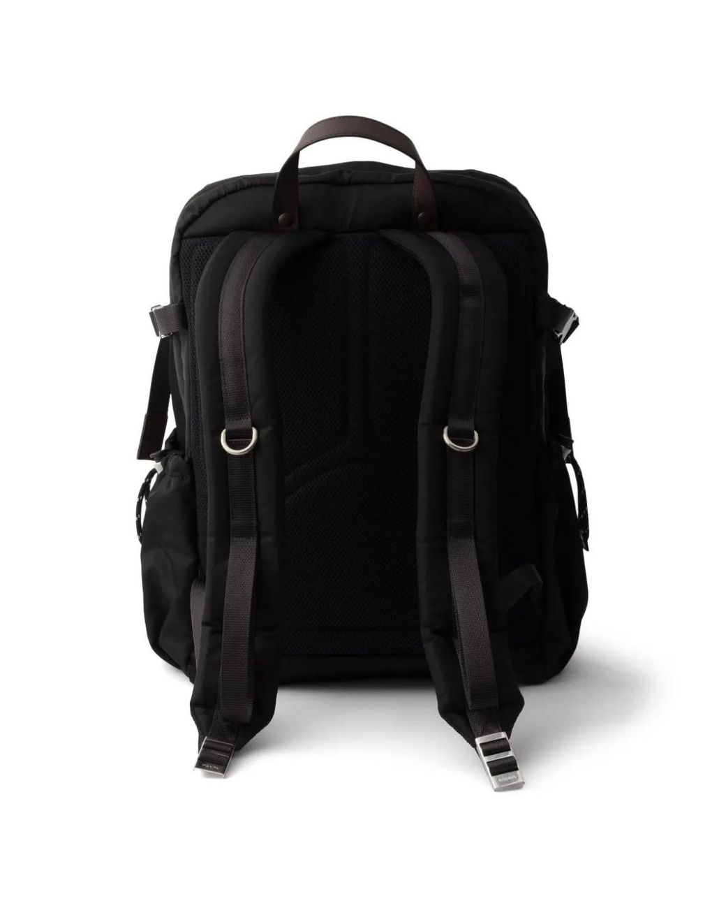 メンズ Prada スピードロック リナイロン バックパック Black