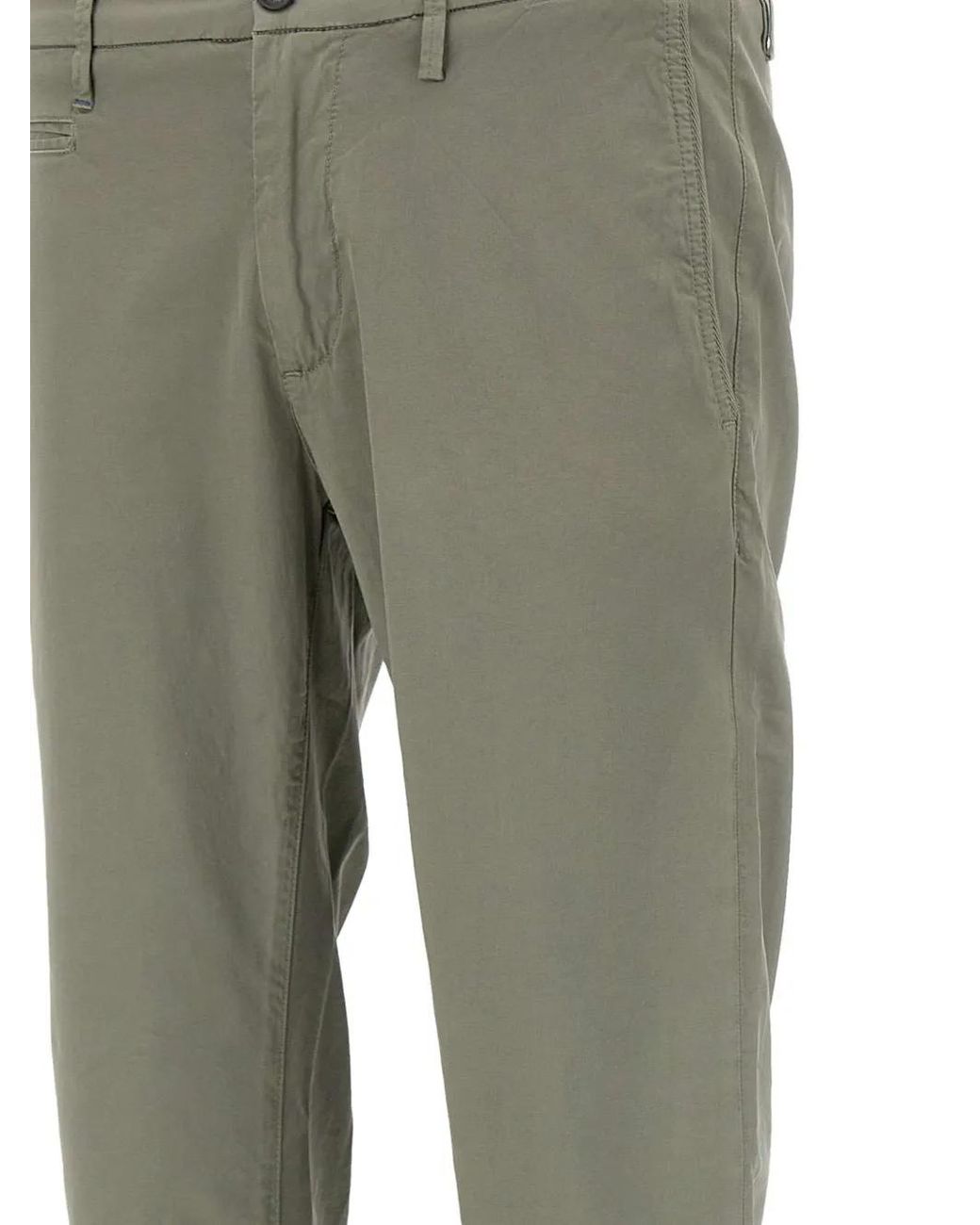 Re-hash Gray Logo-Patch Trousers for men