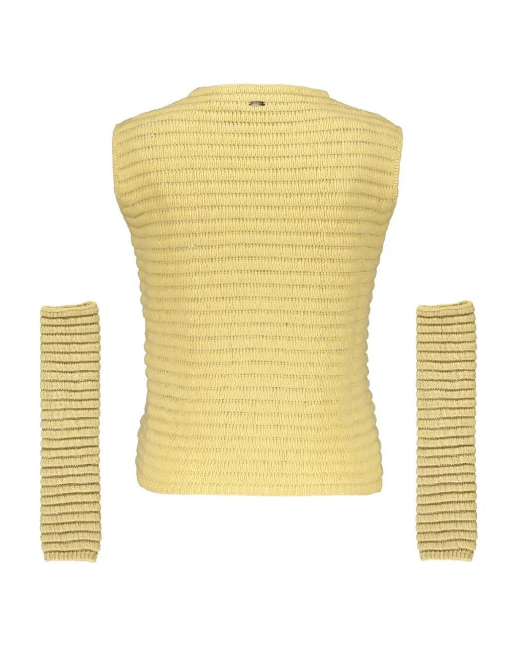 Herno Yellow Sleeveless Tops