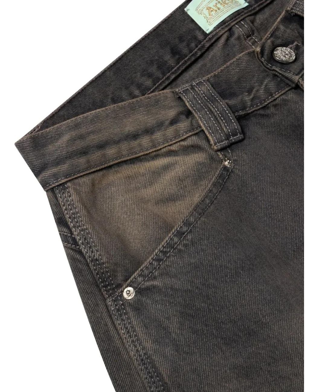 Aries Gray Batten Distressed Jeans