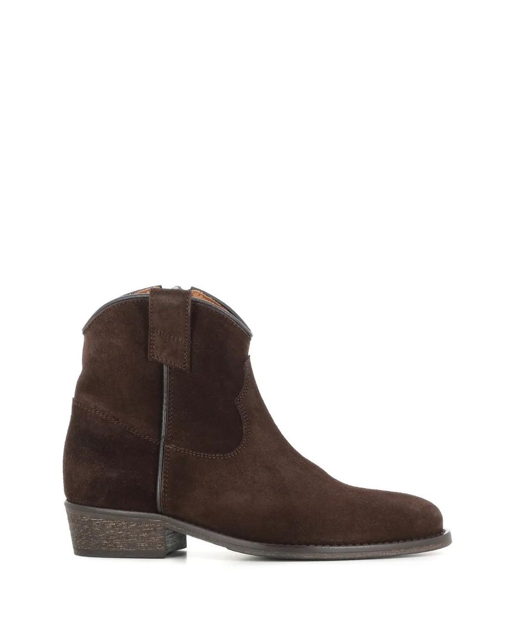 SALLE DE MODE Brown Suede Ankle Boots