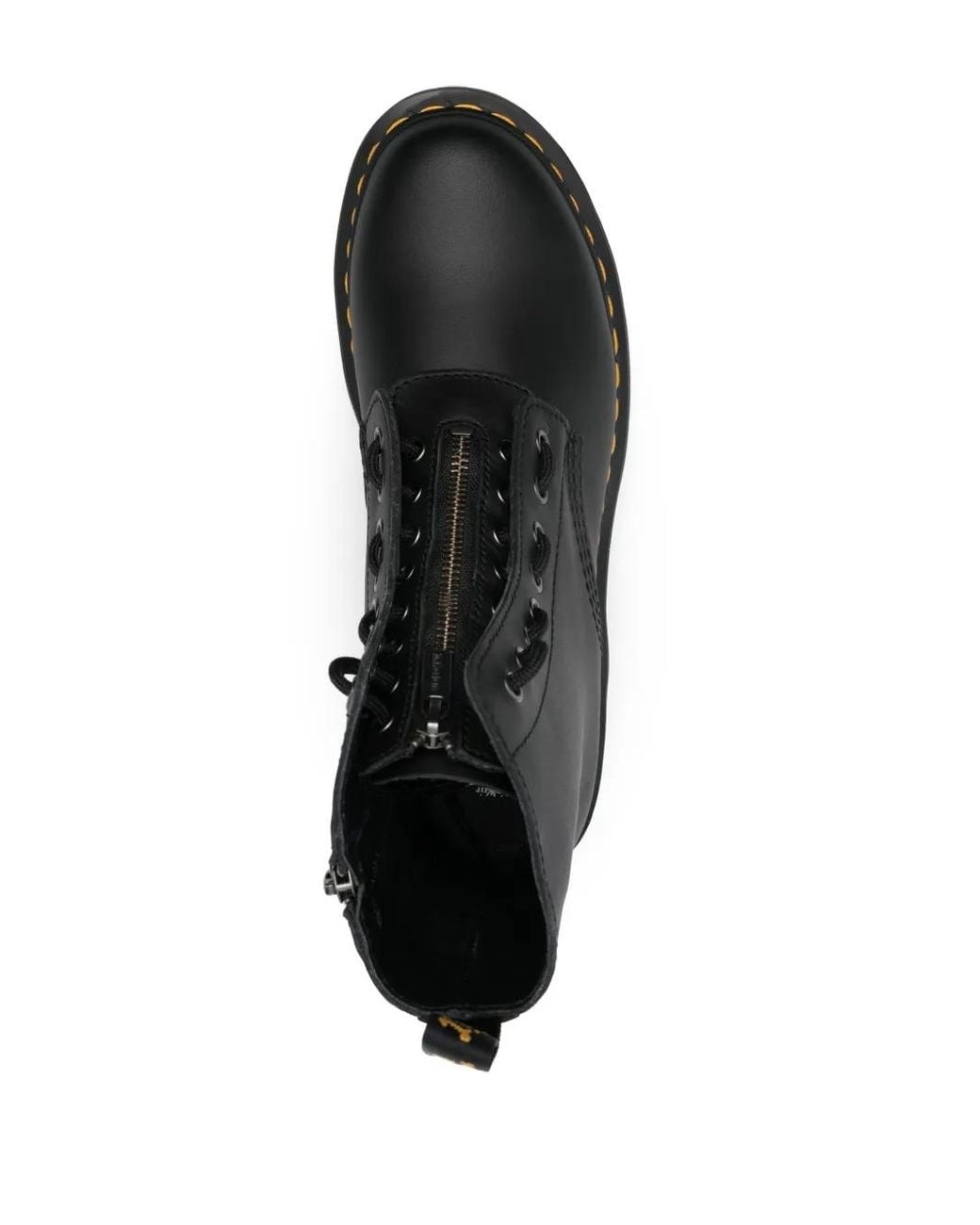 Dr. Martens Black Nappa Shoes for men