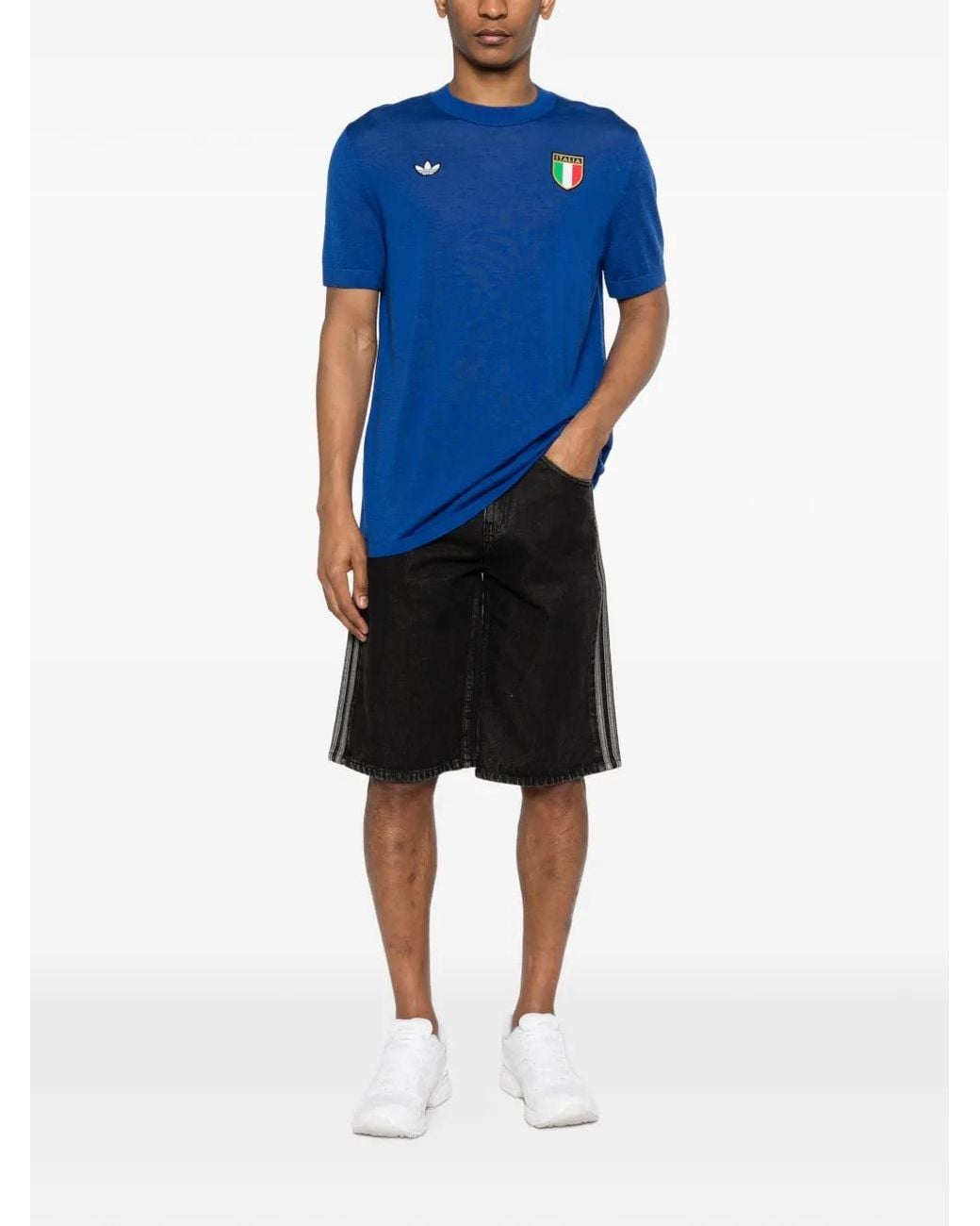 Adidas Blue Italy 70S Jersey for men