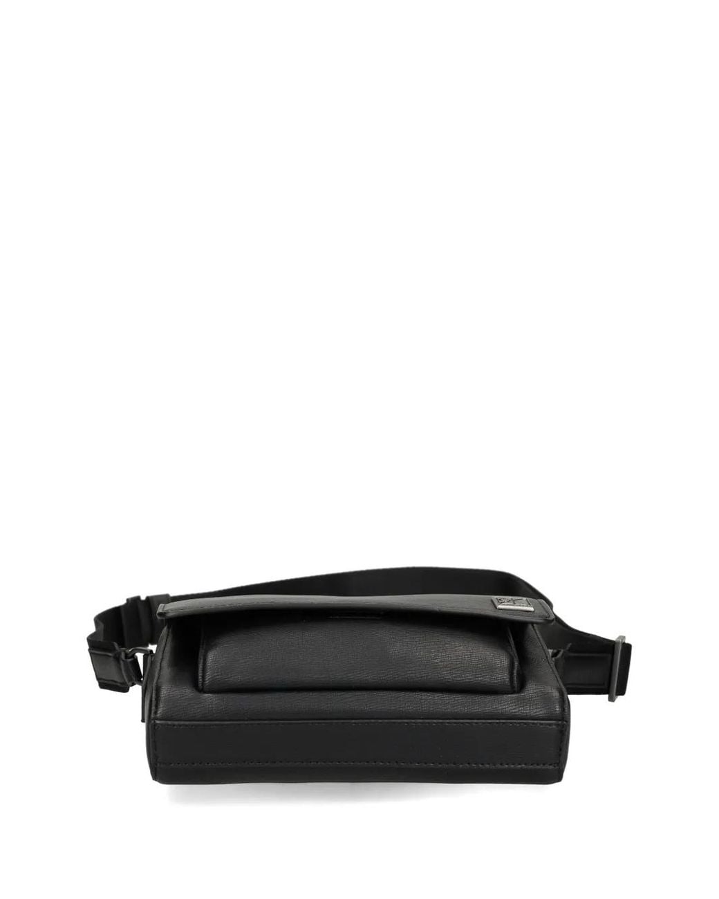 Calvin Klein Black Flap Cross Body Bag