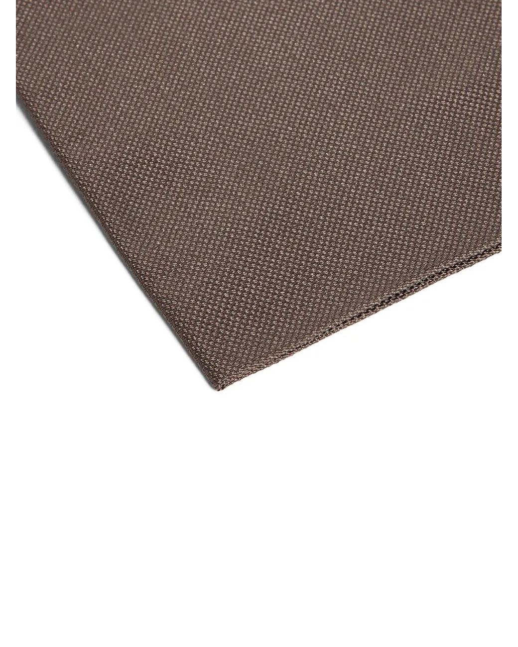 DSquared² Brown Classic Silk Pocket Square for men