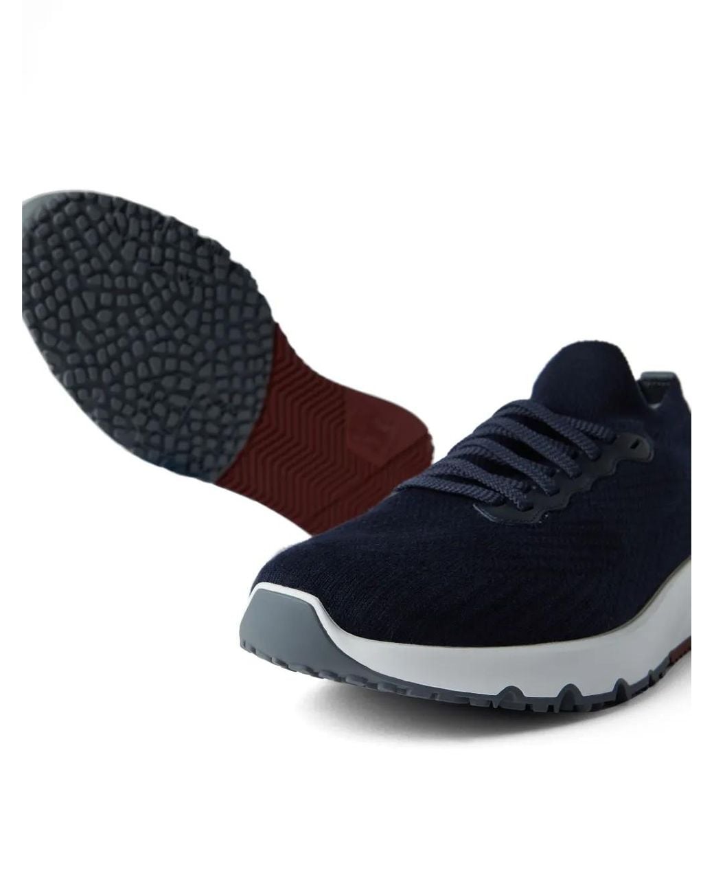 Brunello Cucinelli Blue Sneakers for men