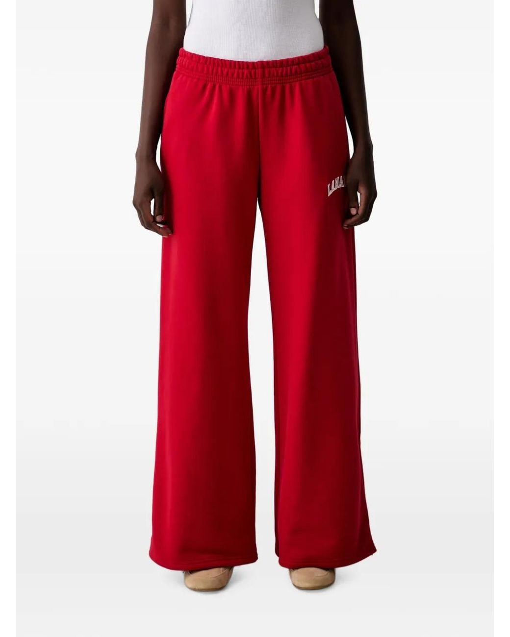 La Mania Evan Logo-Embroidered Track Pants