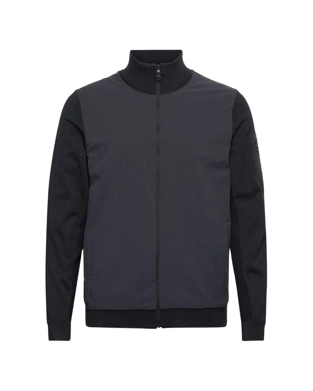 Boss Blue Zip Patch Jacket for men