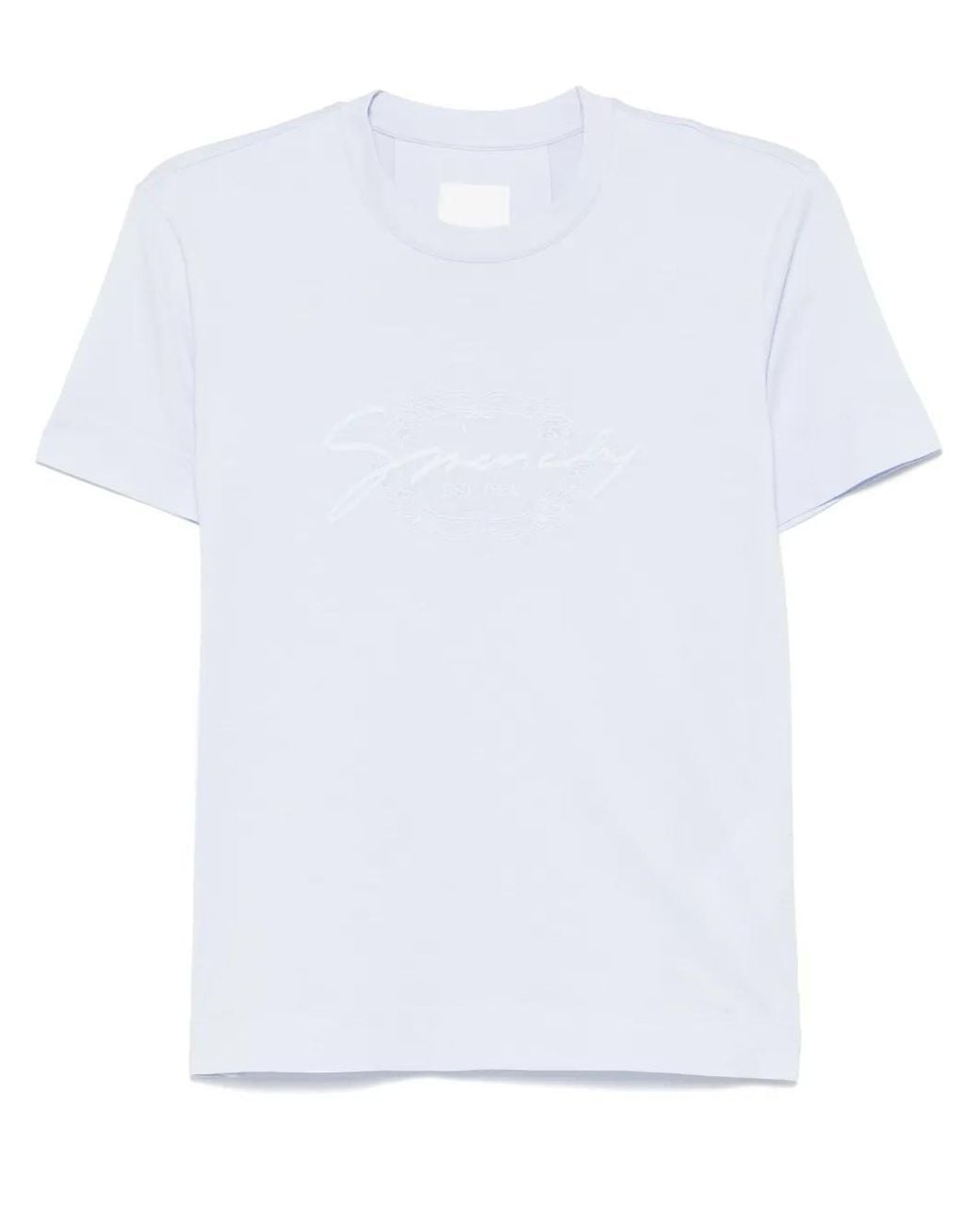 Givenchy White Embroidered Logo Mini T-Shirt