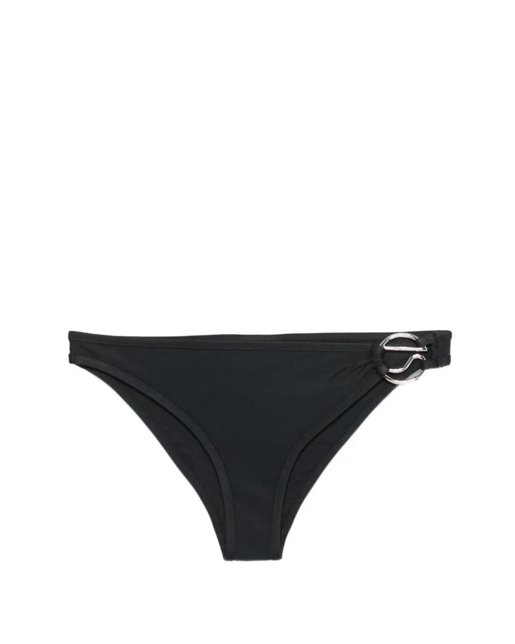 Coperni Black Logo-Appliqué Bikini Bottoms