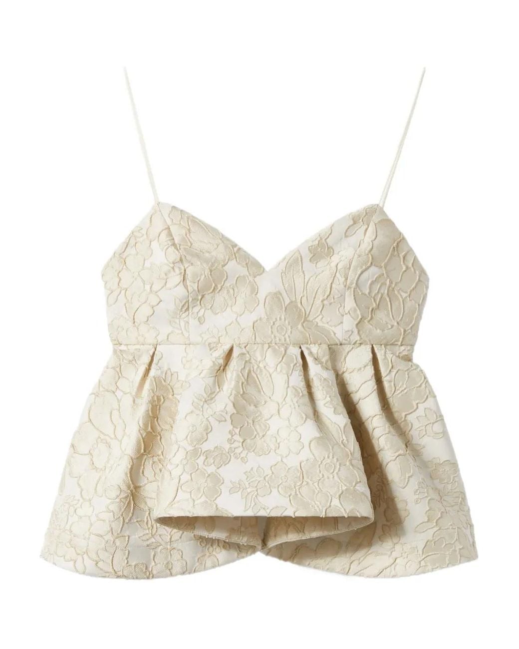 LaDoubleJ Natural Satine Top