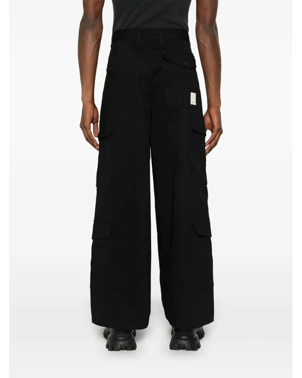 Emporio Armani Black Trouser Clothing for men