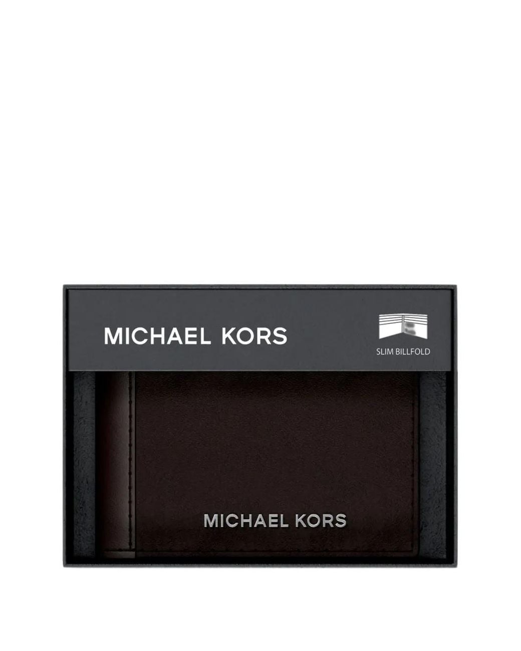 Michael Kors Black Mason Foldable Suede Wallet for men