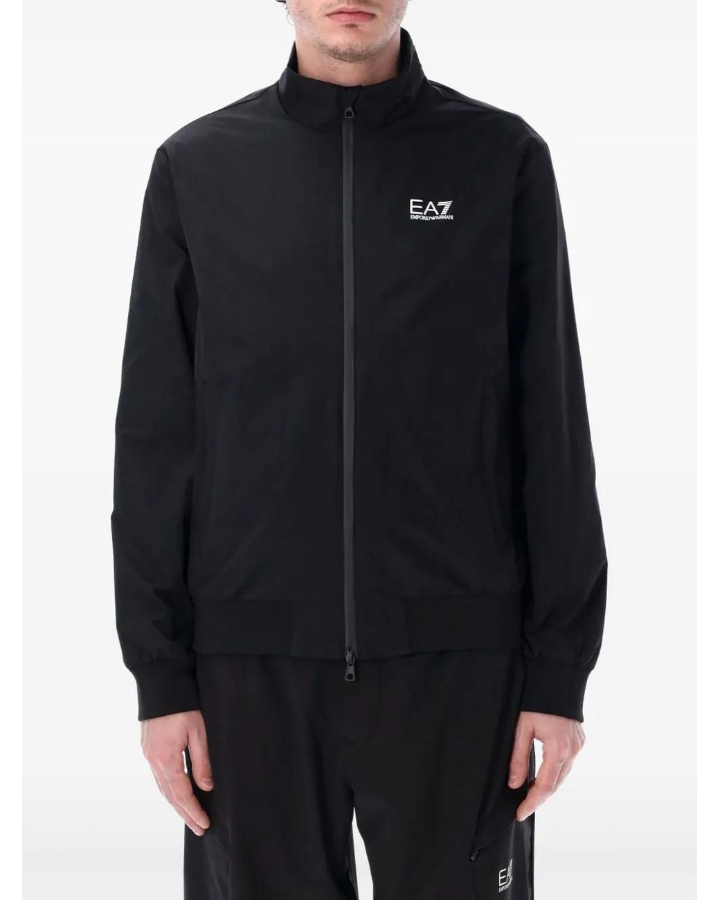 EA7 Leichte Jacke Mit Logo in Blue für Herren