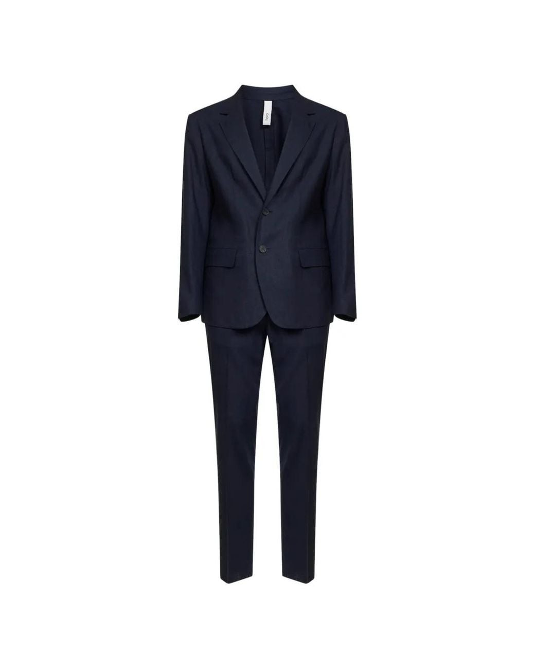 Hevò Blue Galatina Single-Breasted Suit for men