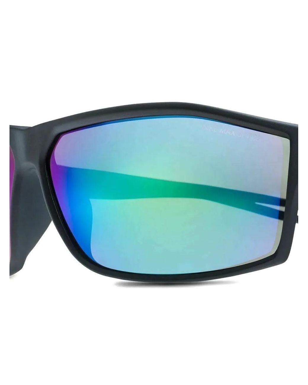 Nike Blue Intersect Rectangle-Frame Sunglasses for men