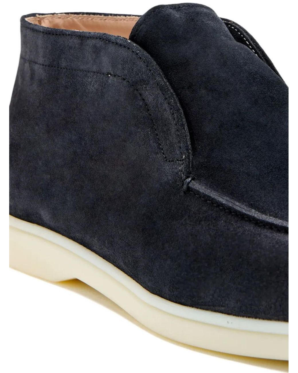 Forsa Blue Suede Slip-On Boots for men