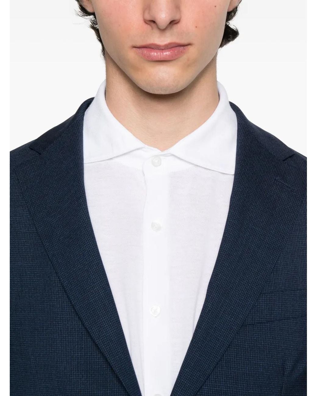 Gran Sasso Button-Down Overhemd in het White voor heren