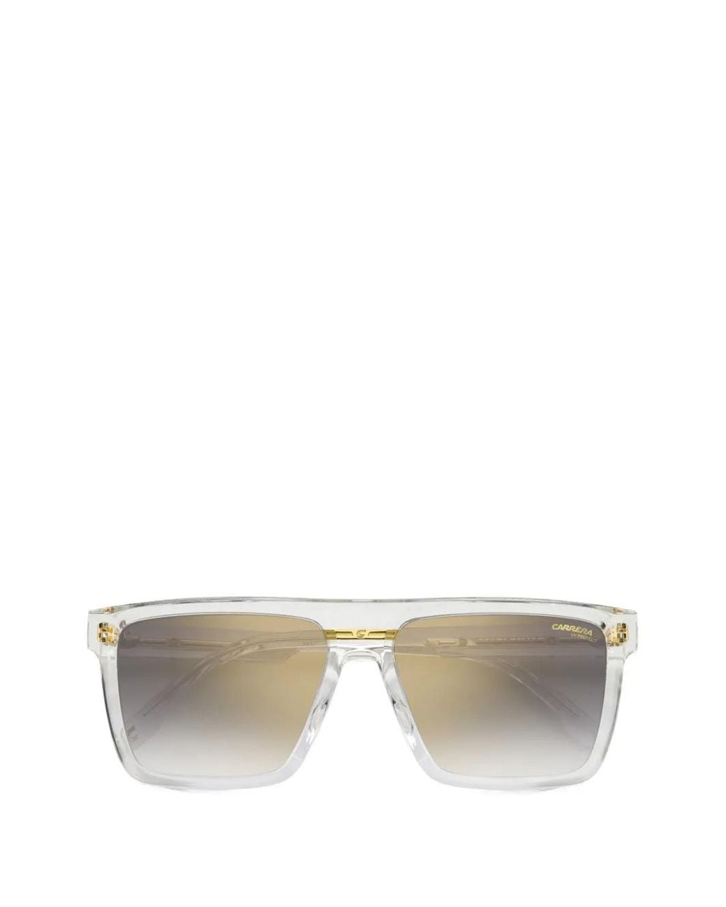 Carrera White Victory Square-Frame Sunglasses for men