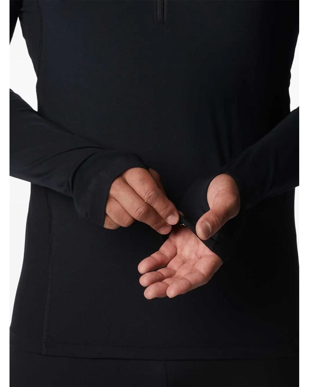 Columbia Blue Long-Sleeve Half-Zip Top for men