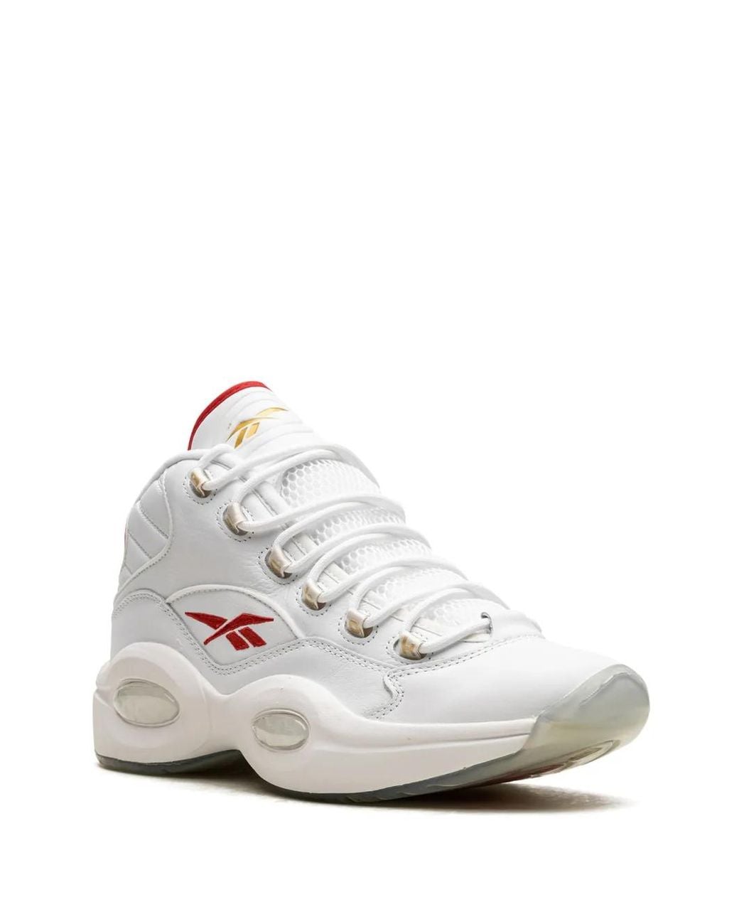 Reebok White Question "The Crossover" Sneakers for men