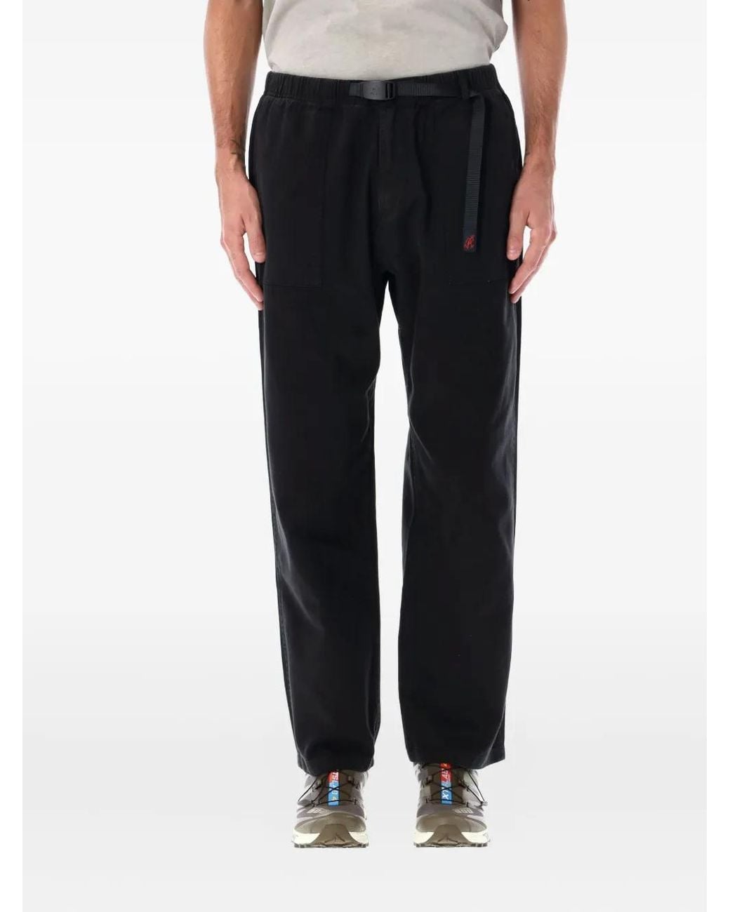 Gramicci Black Tapered Trousers for men
