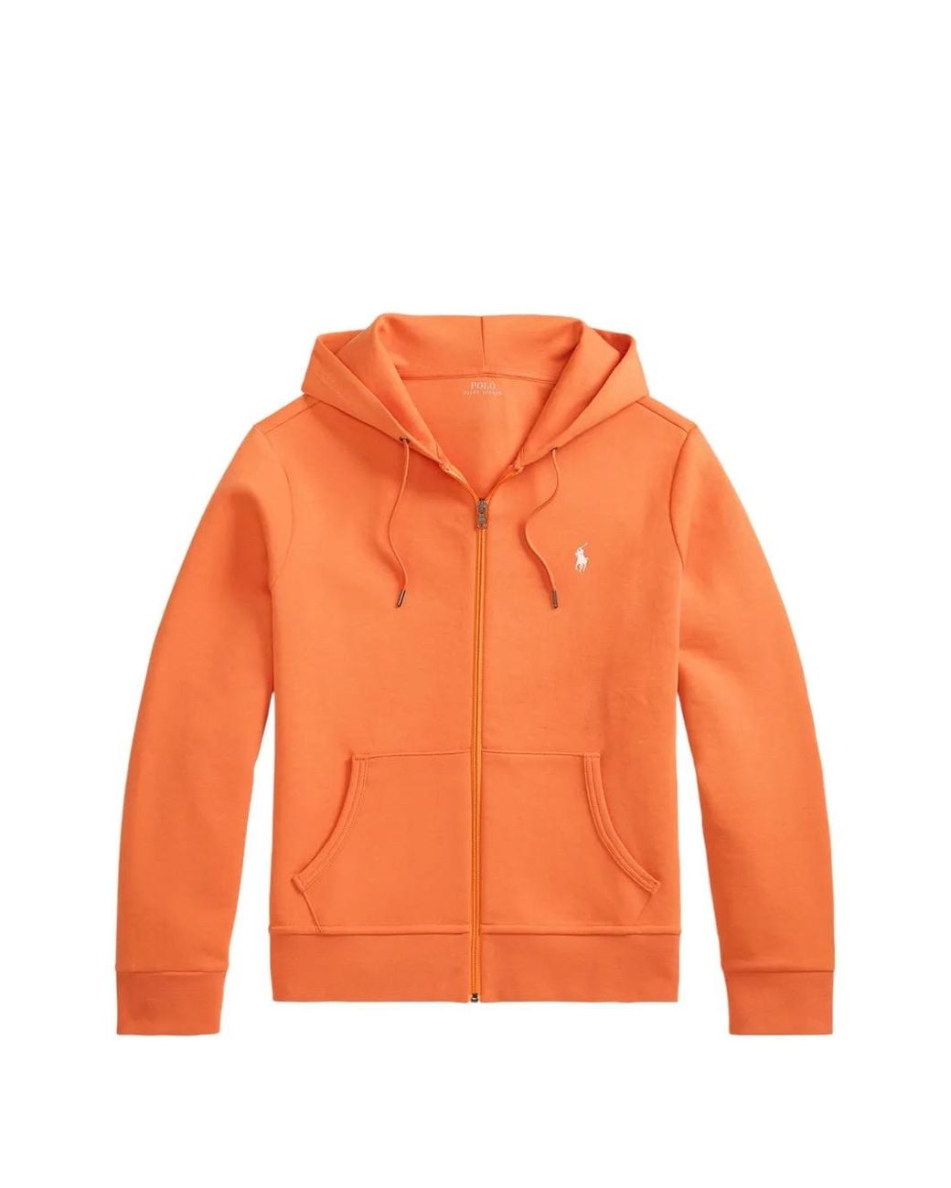 Polo Ralph Lauren Orange Hoodie À Logo Brodé for men
