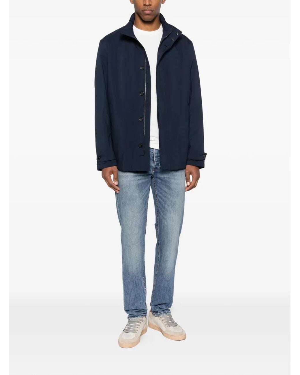 Paul & Shark Blue Button-Up Jacket for men