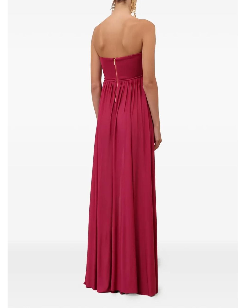 Zimmermann Red Luna Maxi Dress