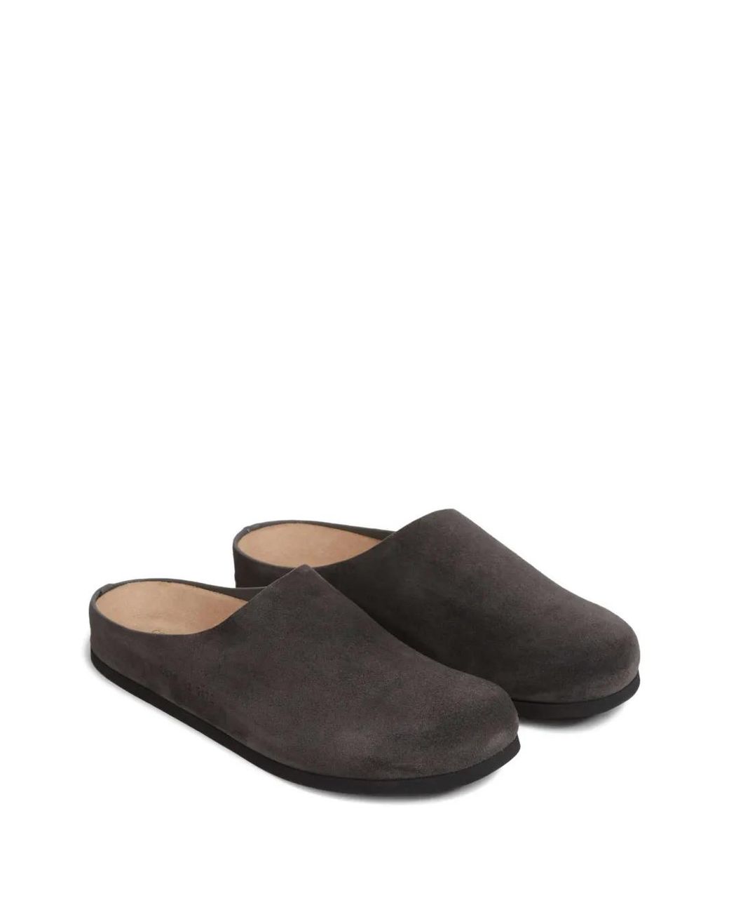 Common Projects Black Suede Flat Mules for men