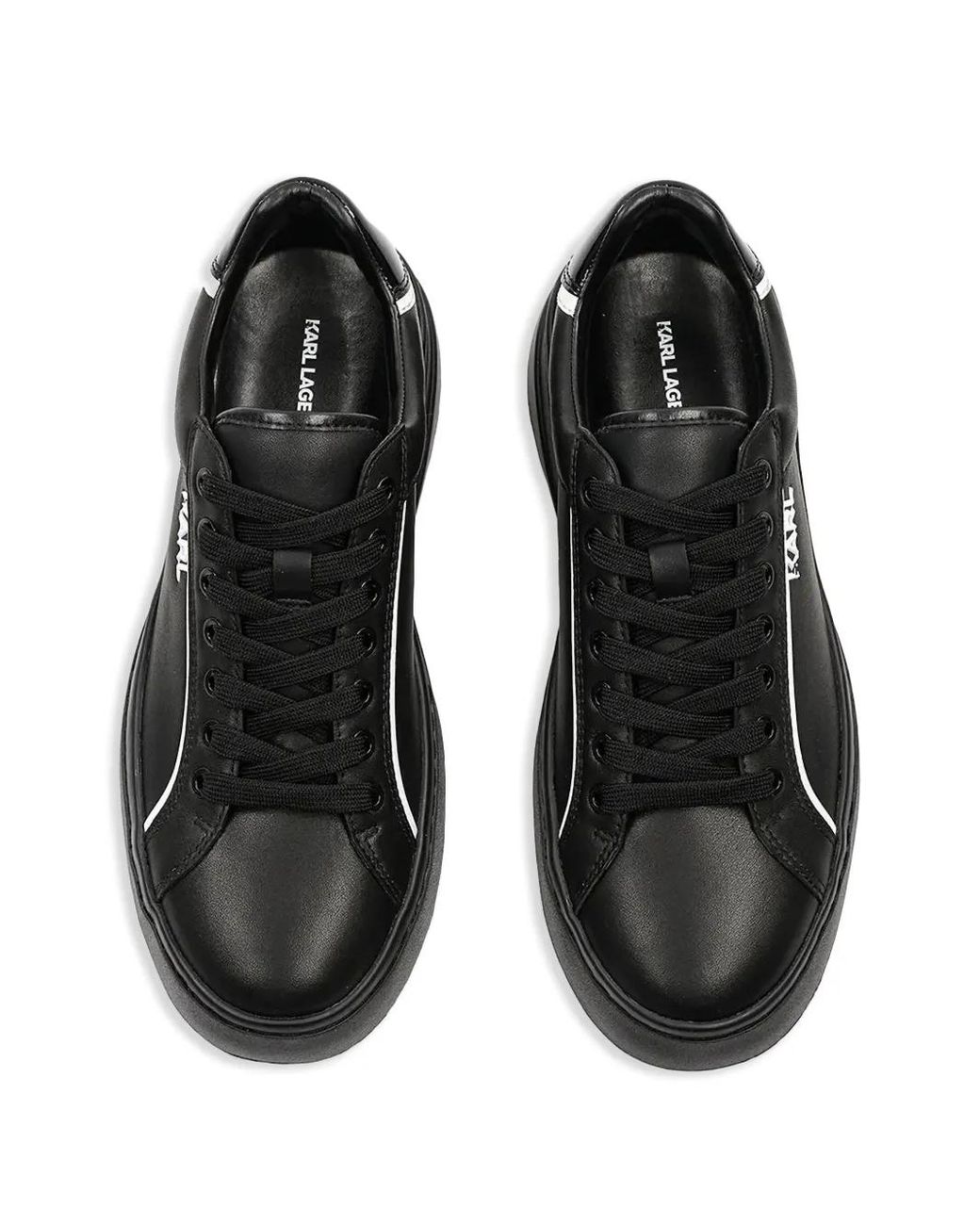 Karl Lagerfeld Black Kronos Sneakers for men