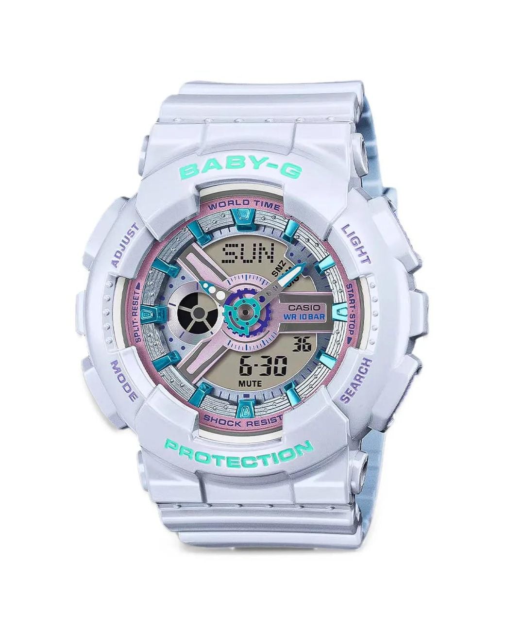 G-Shock Gray Baby-G 43Mm Watch
