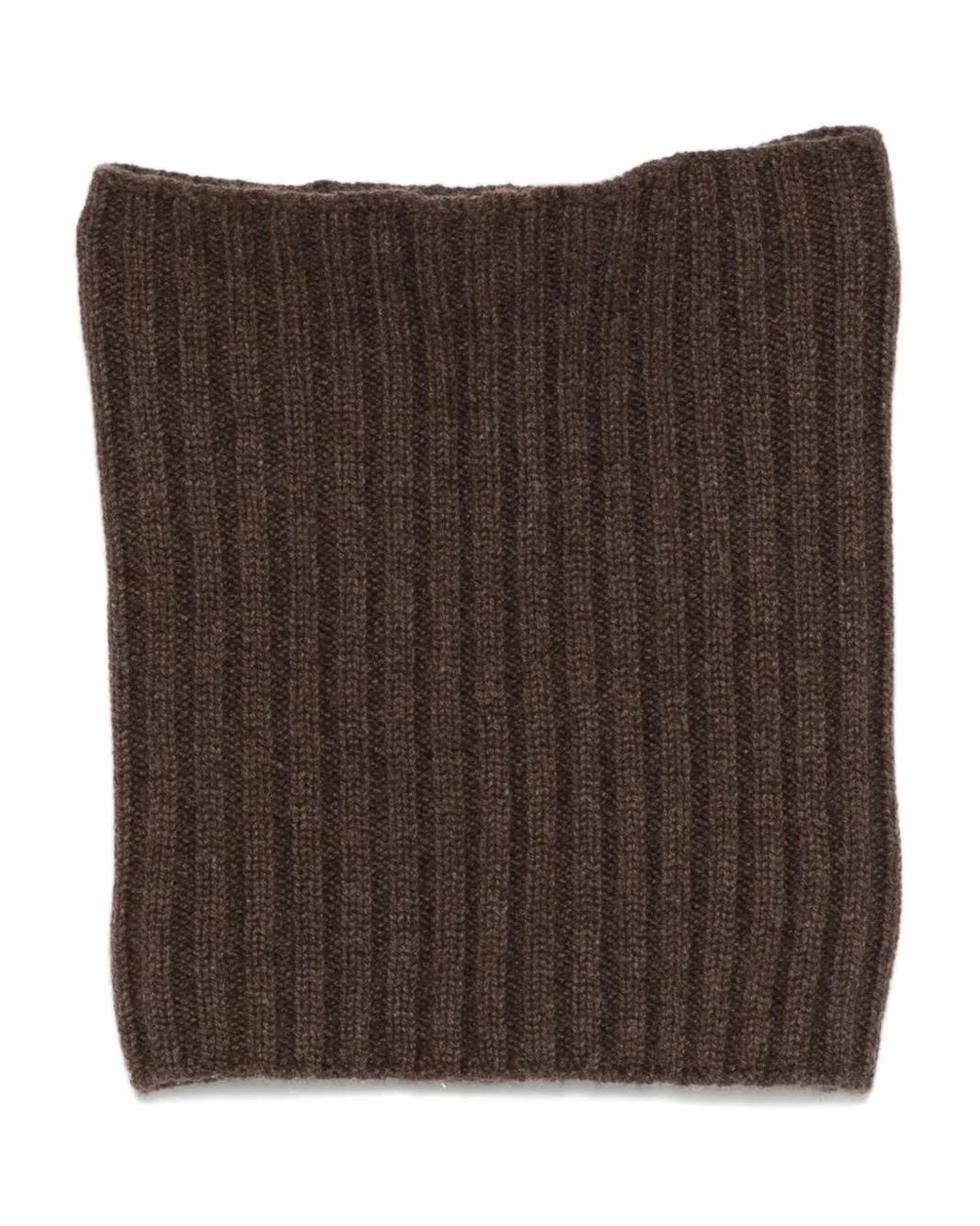 Dell'Oglio Gerippter Schal in Brown für Herren