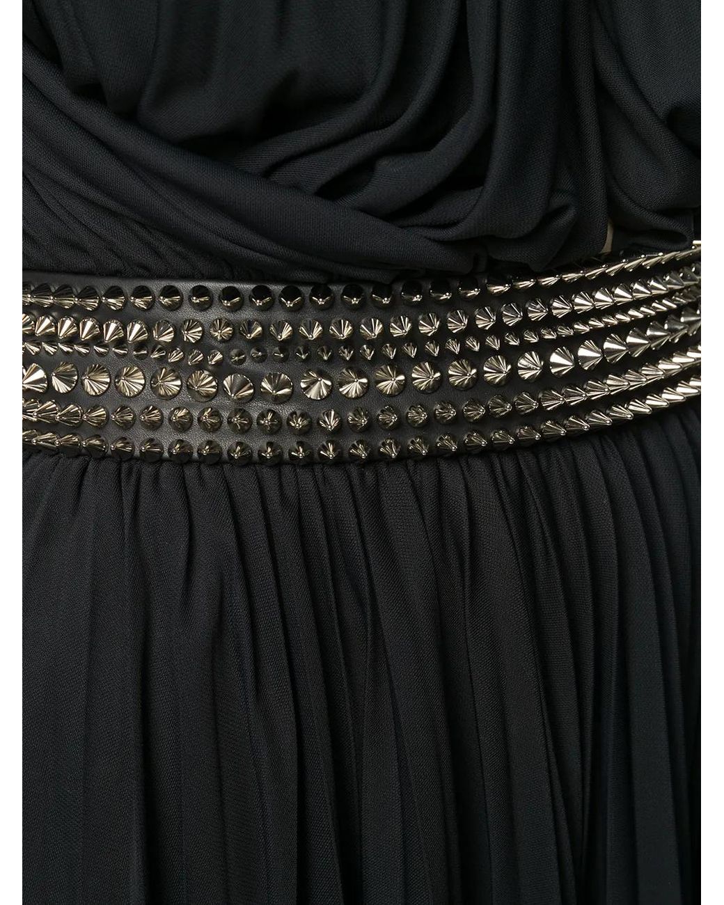 Philipp Plein Black Studded Dress
