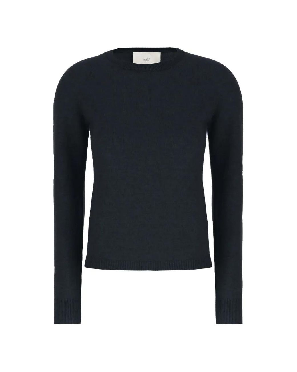 Vanisé Blue Cashmere Crew-Neck Sweater