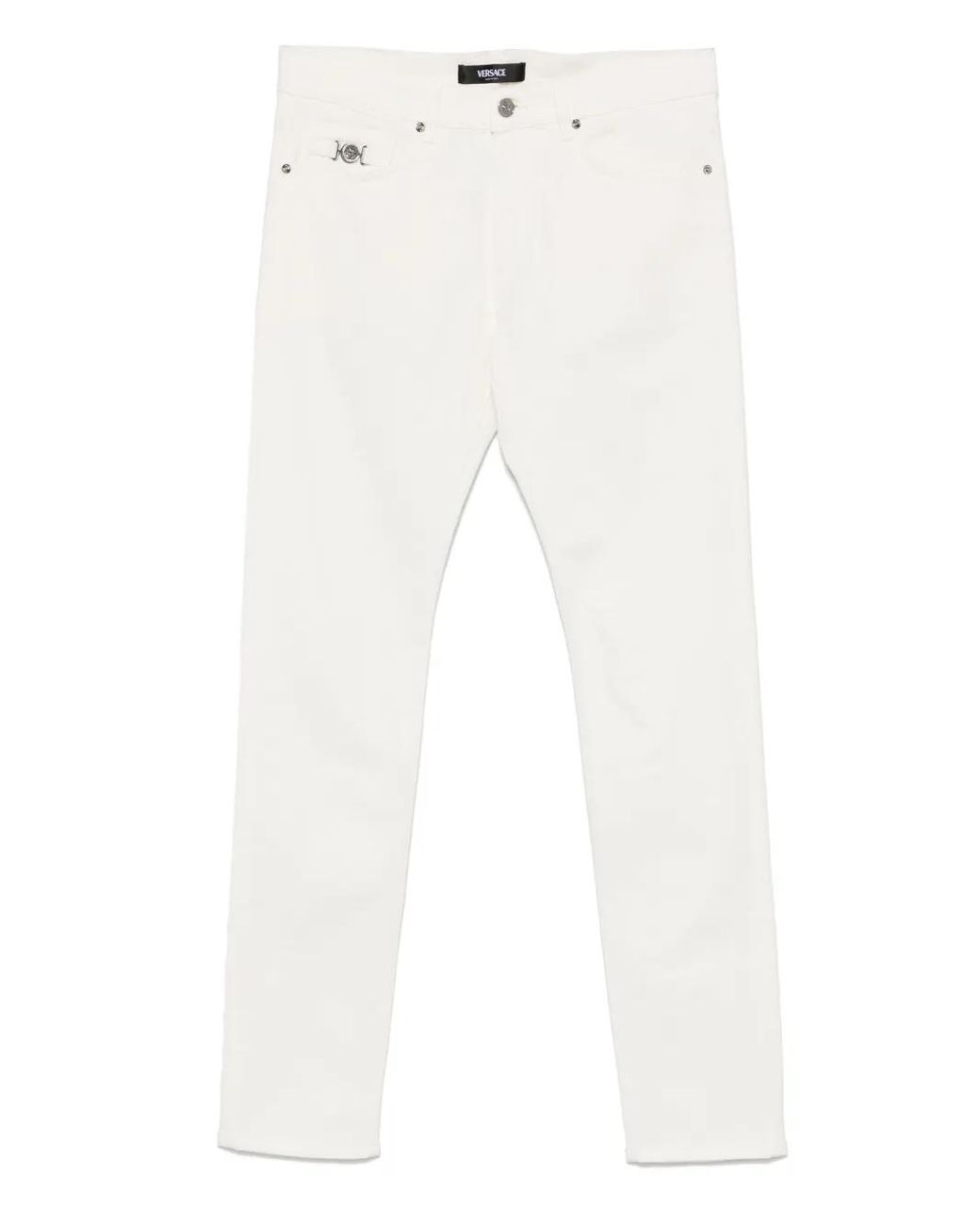 Versace White Medusa Biggie Jeans for men