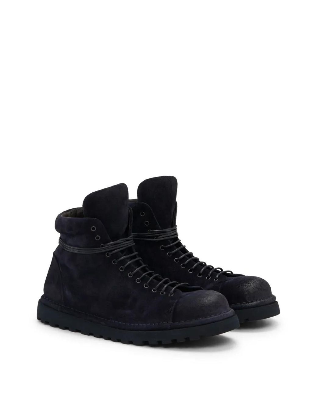 Marsèll Blue Pallottola Suede Boots for men