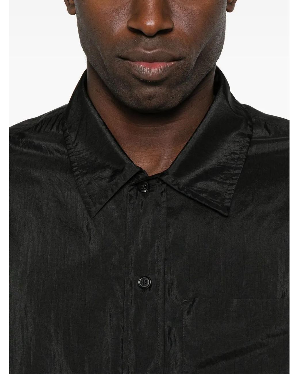 Jil Sander Black Short Sleeve Shirt for men